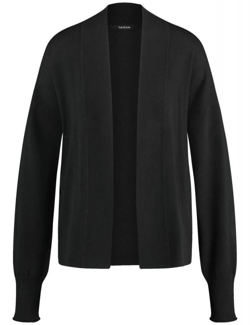 TAIFUN - Strickjacke schwarz - Gr. - 42 von TAIFUN