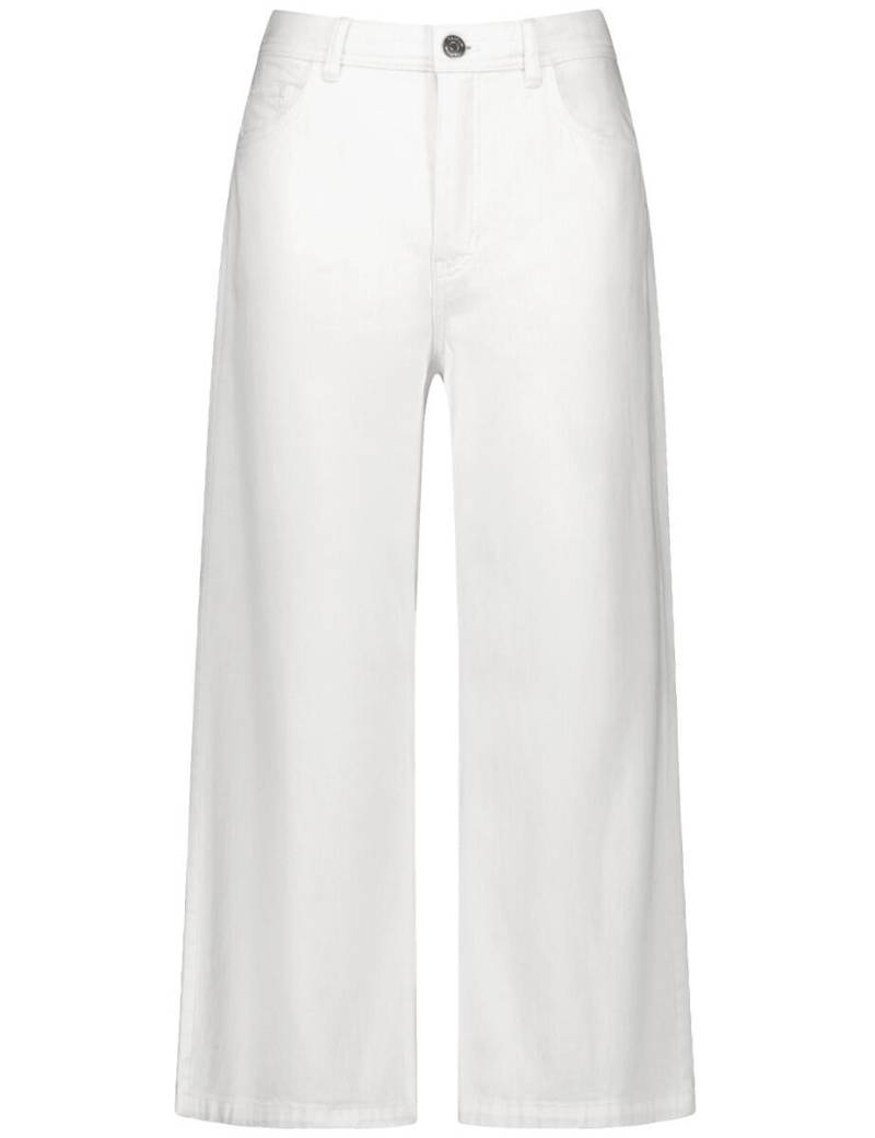 TAIFUN - Weite 3/4 Jeans Culotte weiß - Gr. - 34 von TAIFUN