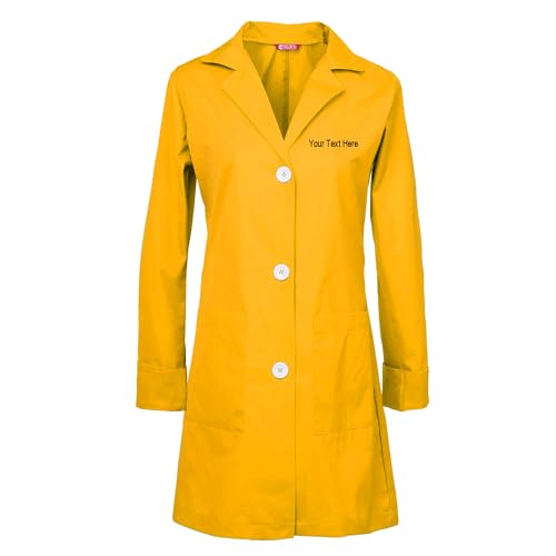 TAILOR'S Damen Personalisiert Laborkittel Bestickt mit eigenem Namen von TAILOR'S