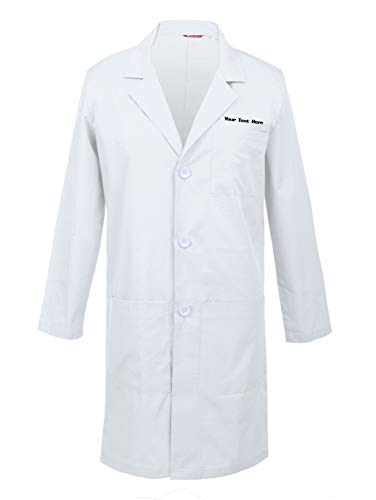 TAILOR'S Herren Personalisiert Laborkittel Bestickt mit eigenem Namen von TAILOR'S