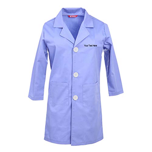 TAILOR'S Kinder Personalisiert Laborkittel Bestickt mit eigenem Namen von TAILOR'S