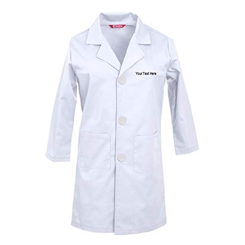TAILOR'S Kinder Personalisiert Laborkittel Bestickt mit eigenem Namen von TAILOR'S