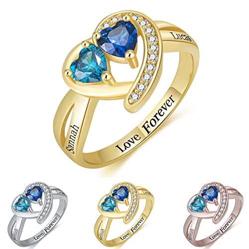 TAISGONGBY Personalisierter Herz-Versprechensring für Damen, runder weißer Schmuck,925er Sterlingsilber, Schmuck, Geschenke für Sie TAISGONGBY Personalisierter Herz-Versprechensring für Damen, runder weißer Schmuck,925er Sterlingsilber, Schmuck, Geschenke für Sie von TAISGONGBY