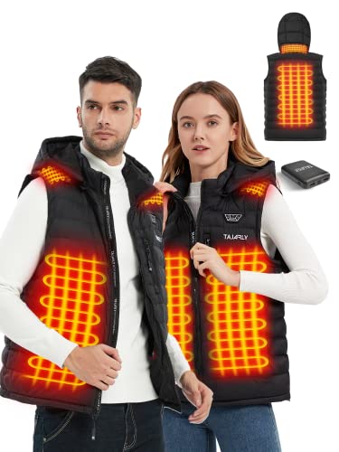 TAJARLY Beheizbare Weste für Herren Damen,Beheizte Weste mit QC 3.0 14400mAh Akku,6 Heizzonen und 3 Heizstufen Elektrischer Beheizte Warme Weste für Outdoor Motorrad Camping TAJARLY Beheizbare Weste für Herren Damen,Beheizte Weste mit QC 3.0 14400mAh Akku,6 Heizzonen und 3 Heizstufen Elektrischer Beheizte Warme Weste für Outdoor Motorrad Camping von TAJARLY