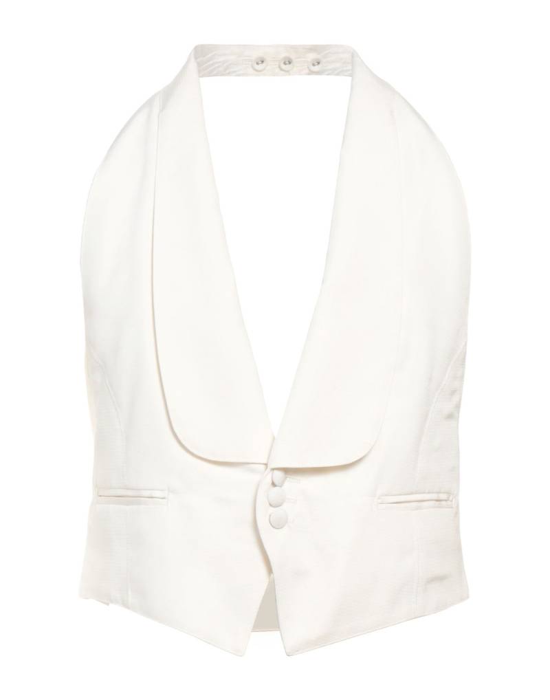 TAKAHIROMIYASHITA THESOLOIST. Couture-weste Herren Weiß von TAKAHIROMIYASHITA THESOLOIST.