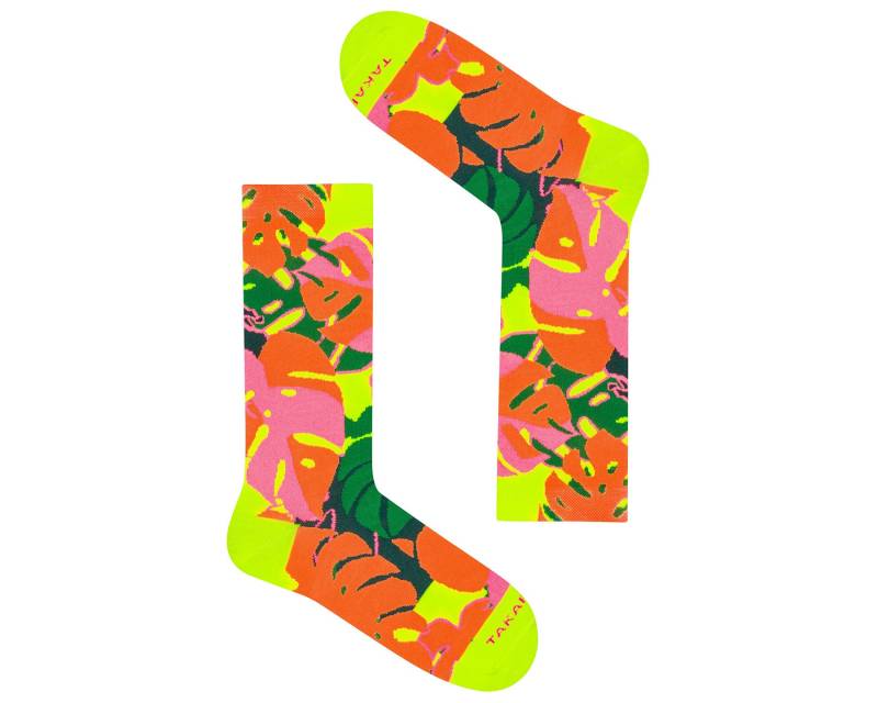 Takapara Neon Socken. Modell "Neonowa 90M3" von TAKAPARA