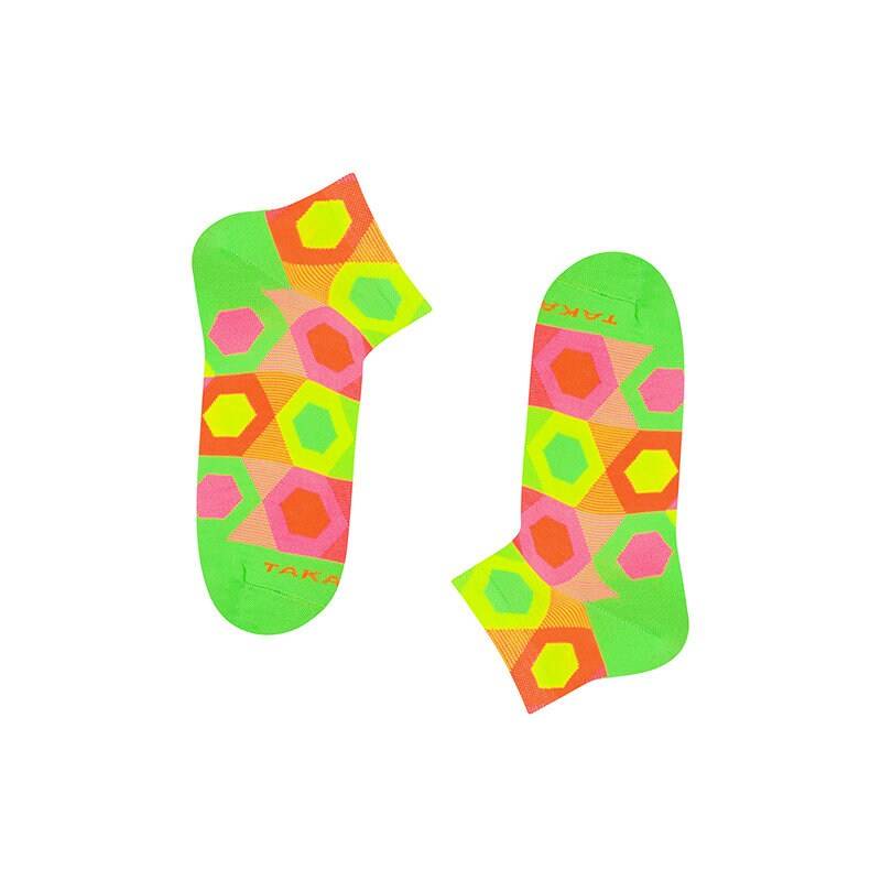 Takapara Neon Söckchen. Modell "Neonowa 90M1" von TAKAPARA