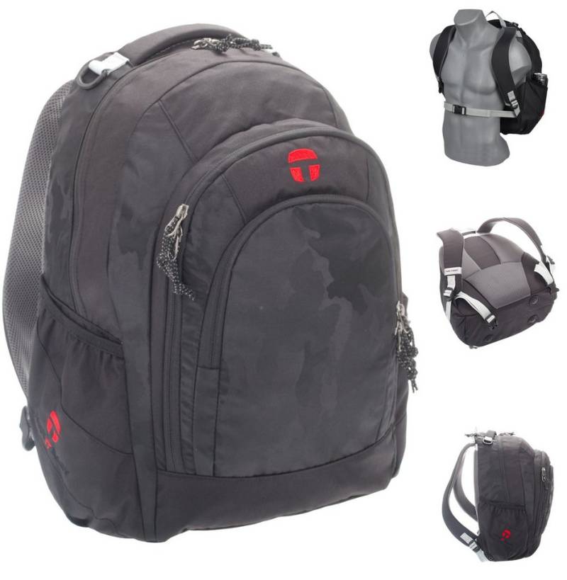 TAKE IT EASY® Schulrucksack Rucksack Jungen Mädchen Schultasche Daypack, starke Polsterung A4 Ordner passt ab 3. Klasse Schulmappe von TAKE IT EASY®