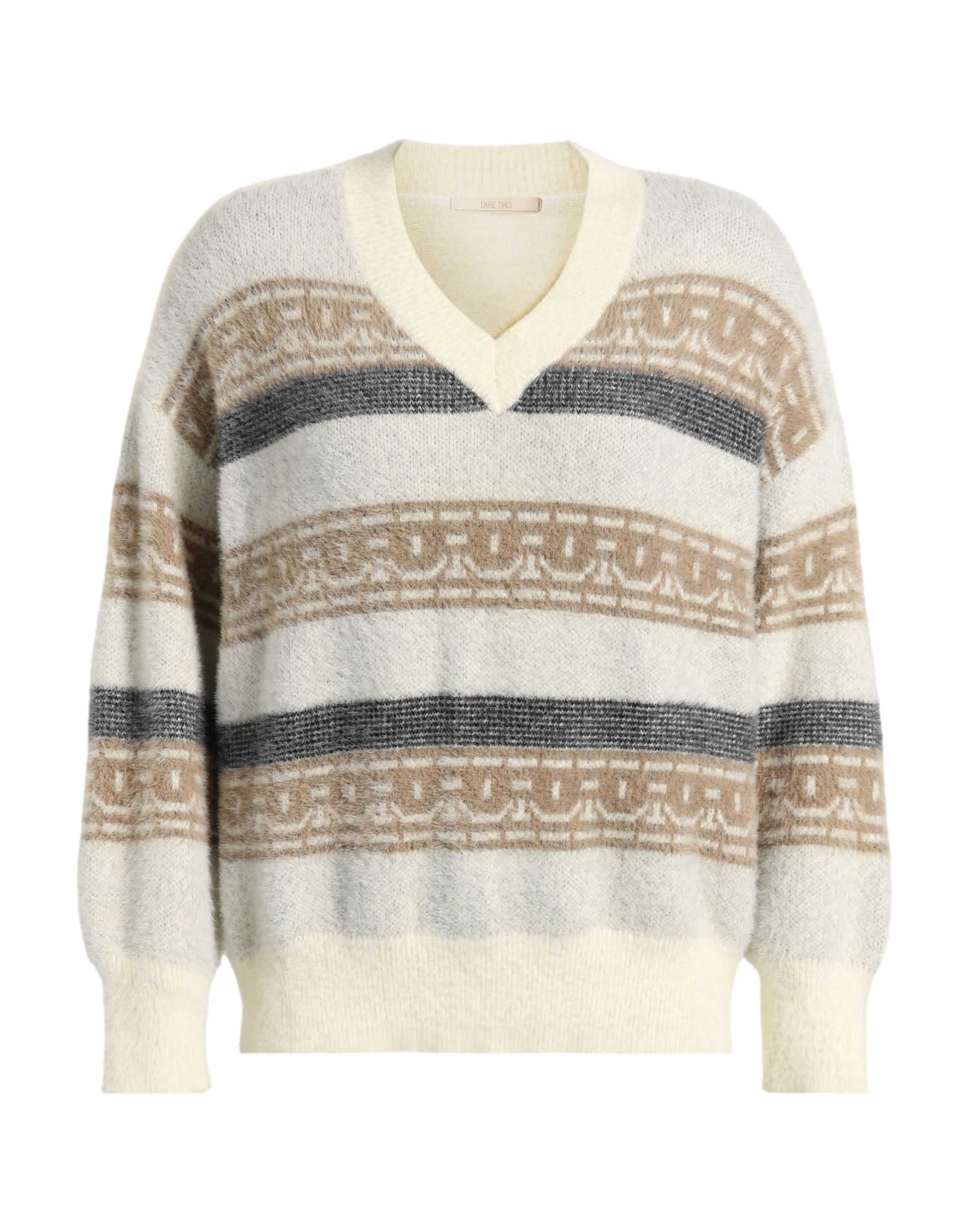 TAKE-TWO Pullover Damen Elfenbein TAKE-TWO Pullover Damen Elfenbein von TAKE-TWO