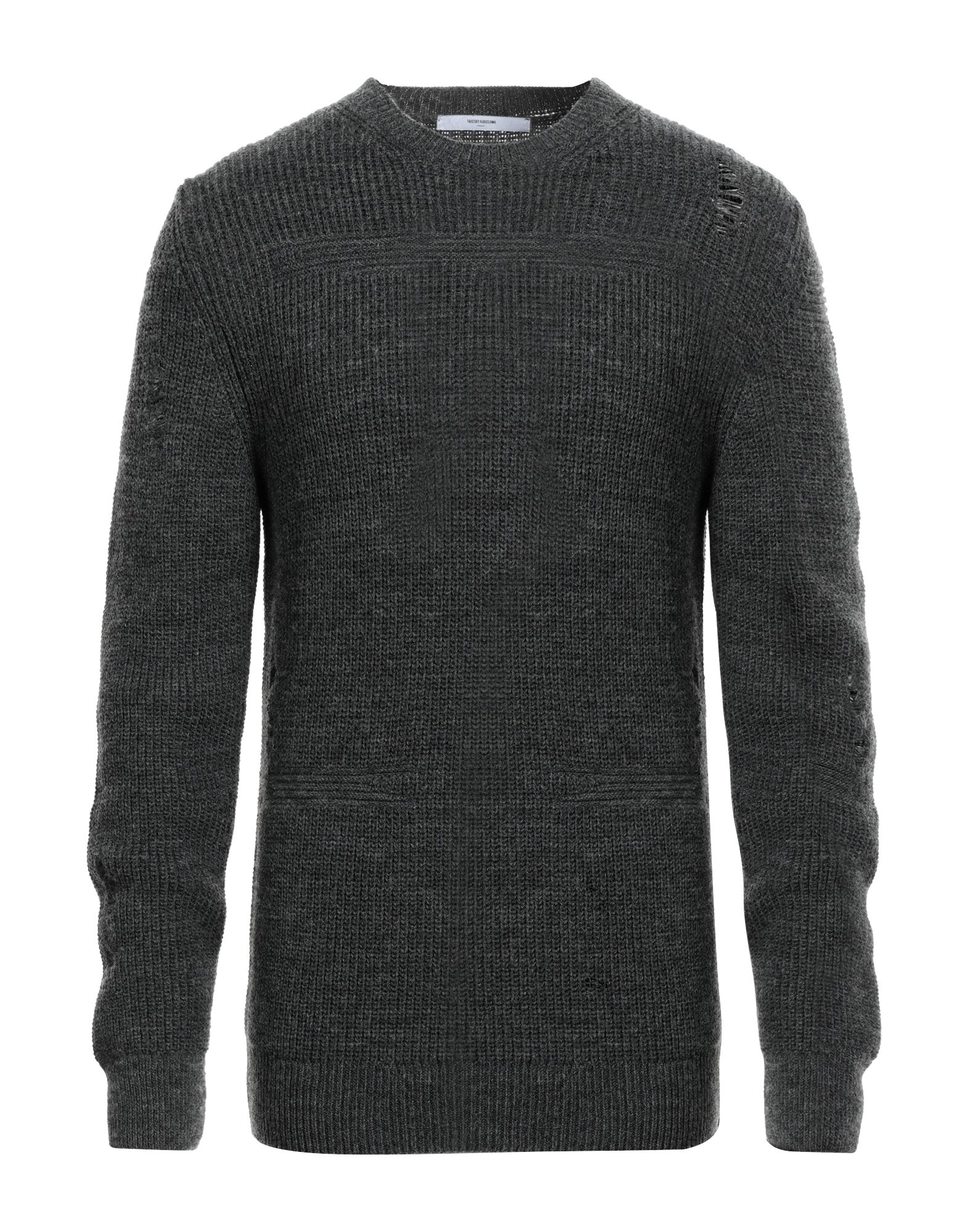 TAKESHY KUROSAWA Pullover Herren Blei von TAKESHY KUROSAWA