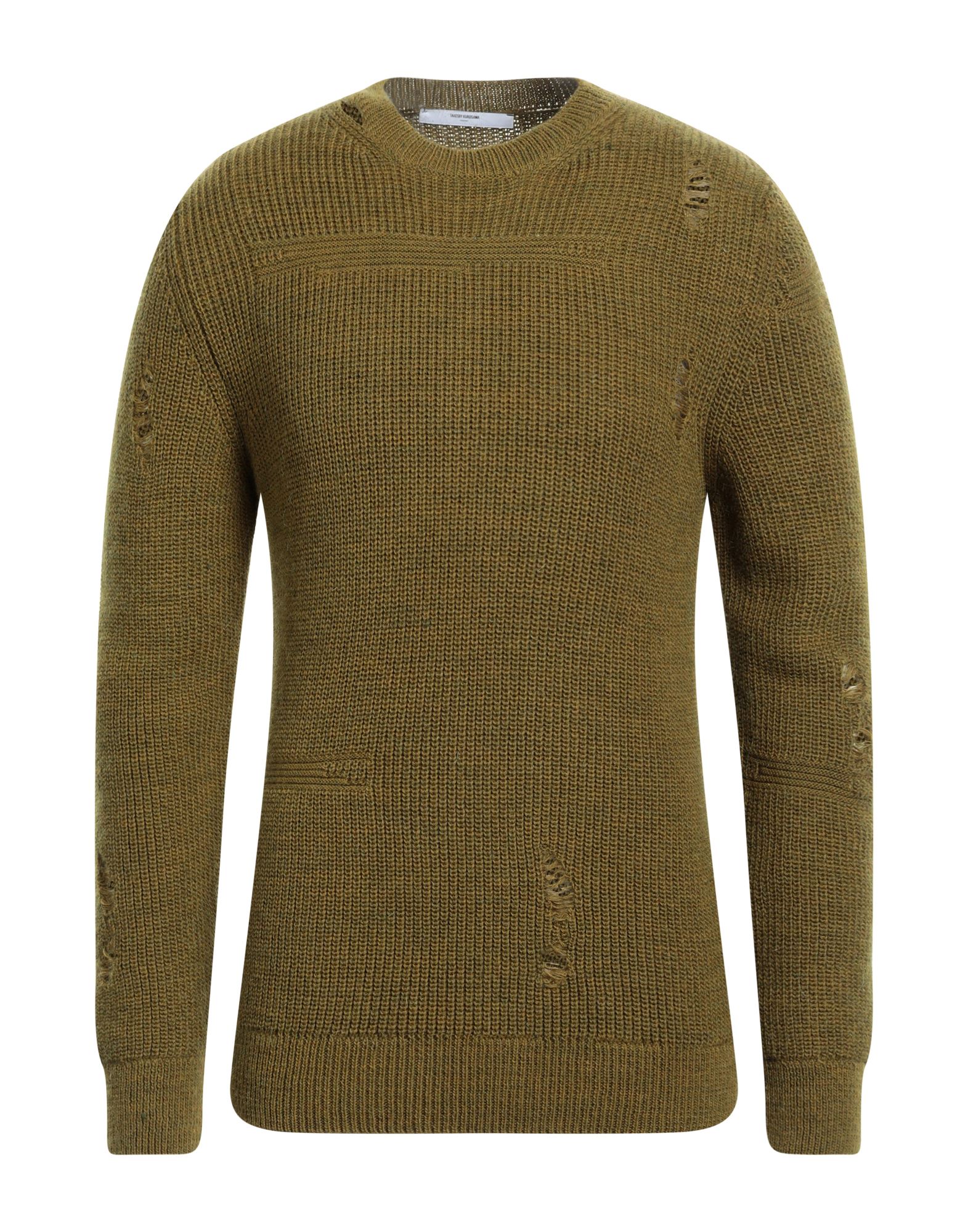 TAKESHY KUROSAWA Pullover Herren Militärgrün von TAKESHY KUROSAWA