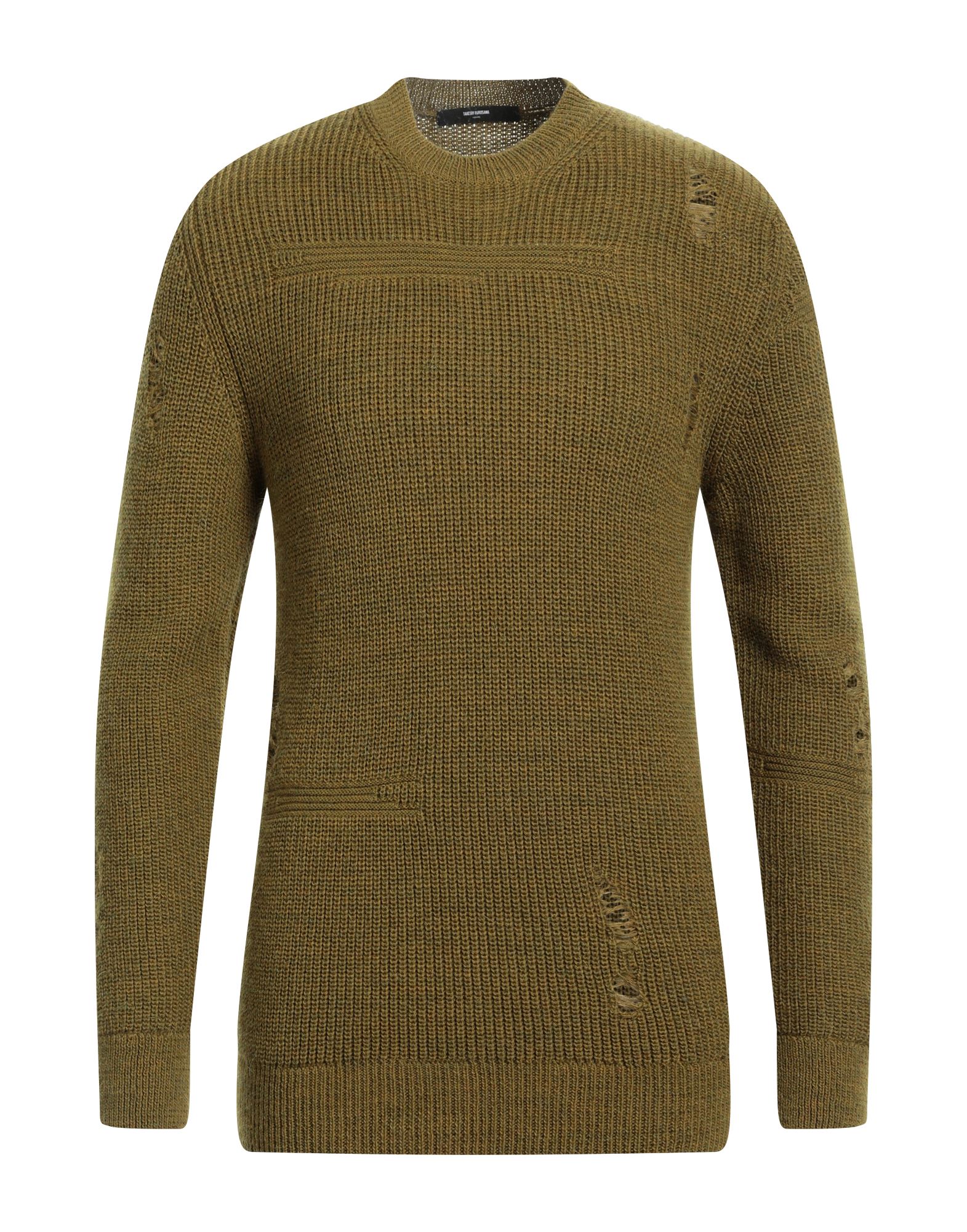 TAKESHY KUROSAWA Pullover Herren Militärgrün von TAKESHY KUROSAWA