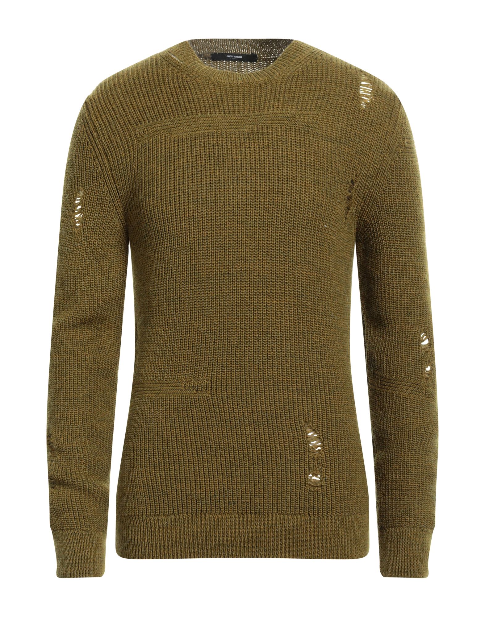 TAKESHY KUROSAWA Pullover Herren Militärgrün von TAKESHY KUROSAWA