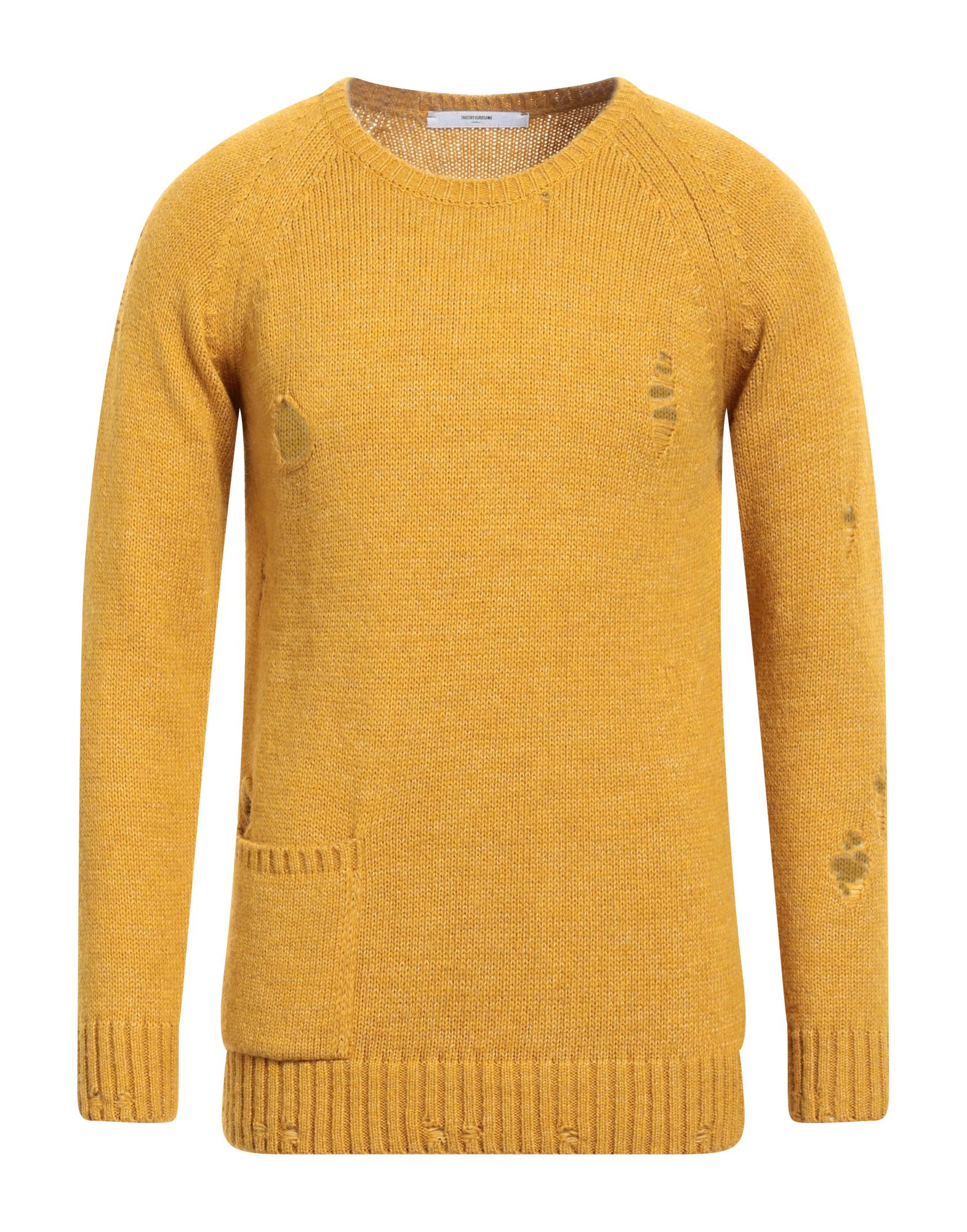 TAKESHY KUROSAWA Pullover Herren Senf von TAKESHY KUROSAWA