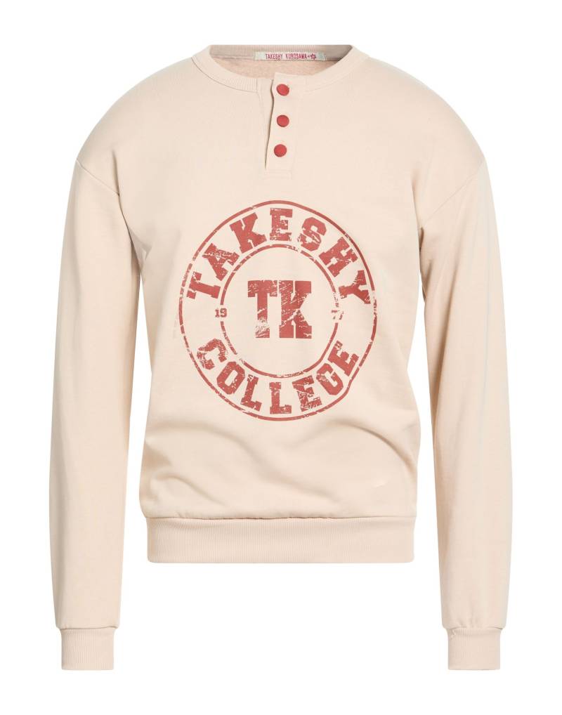TAKESHY KUROSAWA Sweatshirt Herren Beige von TAKESHY KUROSAWA