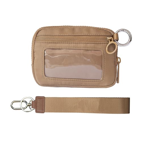 TAKOXIA Hüfttasche, kurze Geldbörse, wasserabweisend, Brusttasche mit Sichtfenster, Kartenhalter, Laufgürteltasche, Handyhalterung, Hüfttasche von TAKOXIA