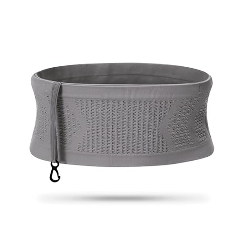TAKOXIA Laufgürtel für Damen, Hüfttasche, Hüftgurt, elastisch, Flip-Gürtel, Grau M, 32.5*13cm TAKOXIA Laufgürtel für Damen, Hüfttasche, Hüftgurt, elastisch, Flip-Gürtel, Grau M, 32.5*13cm von TAKOXIA