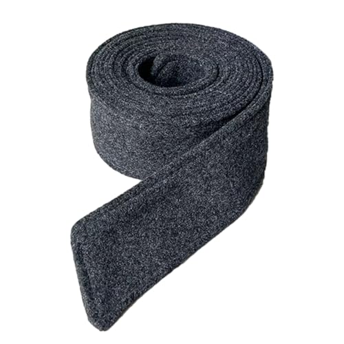 TAKOXIA Taillengürtel für Damen, Wolle, Mantel, Gürtel, gebürsteter Plüsch, schmücken, längenverstellbar, Mantel, Korsett, doppelseitiger Taillengürtel, dunkelgrau, Belt length: 175 cm Belt width: 5 von TAKOXIA
