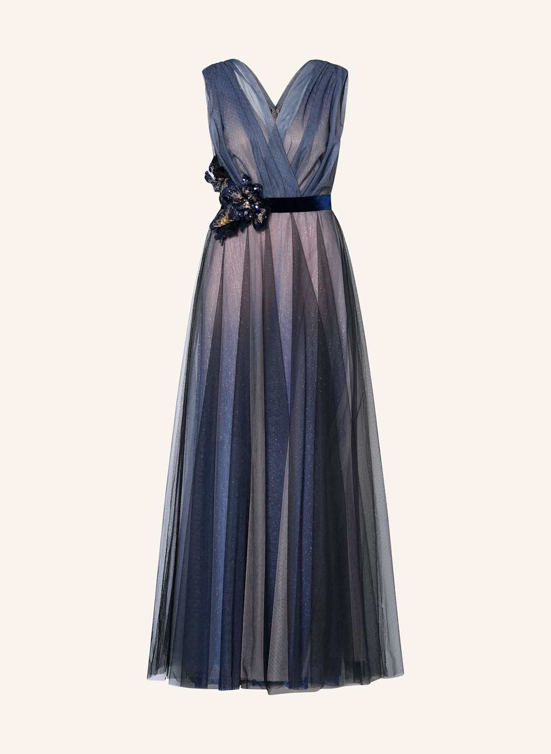 Talbot Runhof Abendkleid Mit Glitzergarn Und Pailletten schwarz von TALBOT RUNHOF