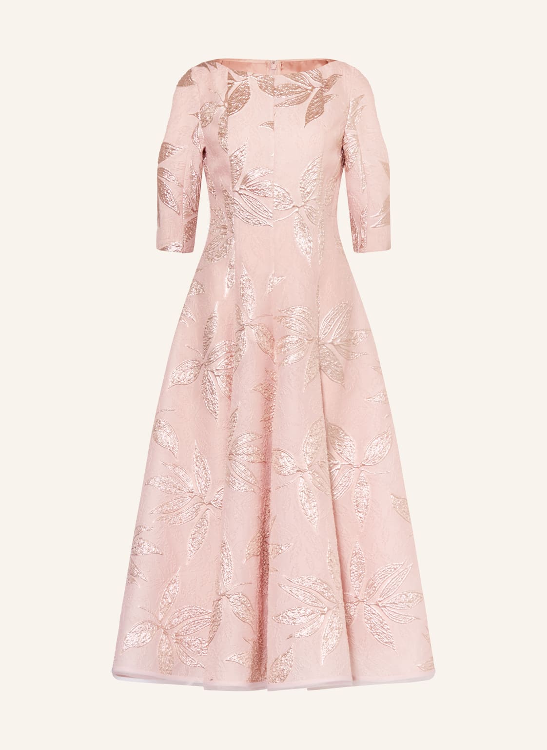Talbot Runhof Cocktailkleid Aus Jacquard Mit 3/4-Arm rosa von TALBOT RUNHOF