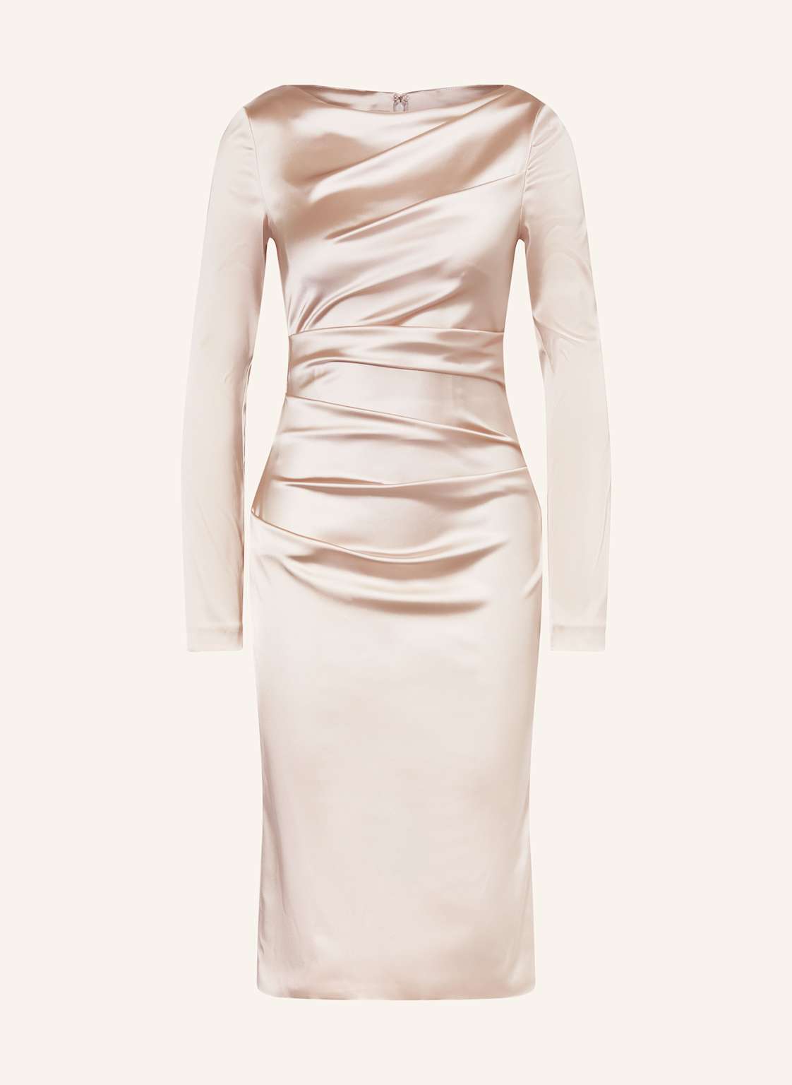 Talbot Runhof Cocktailkleid Aus Satin beige von TALBOT RUNHOF
