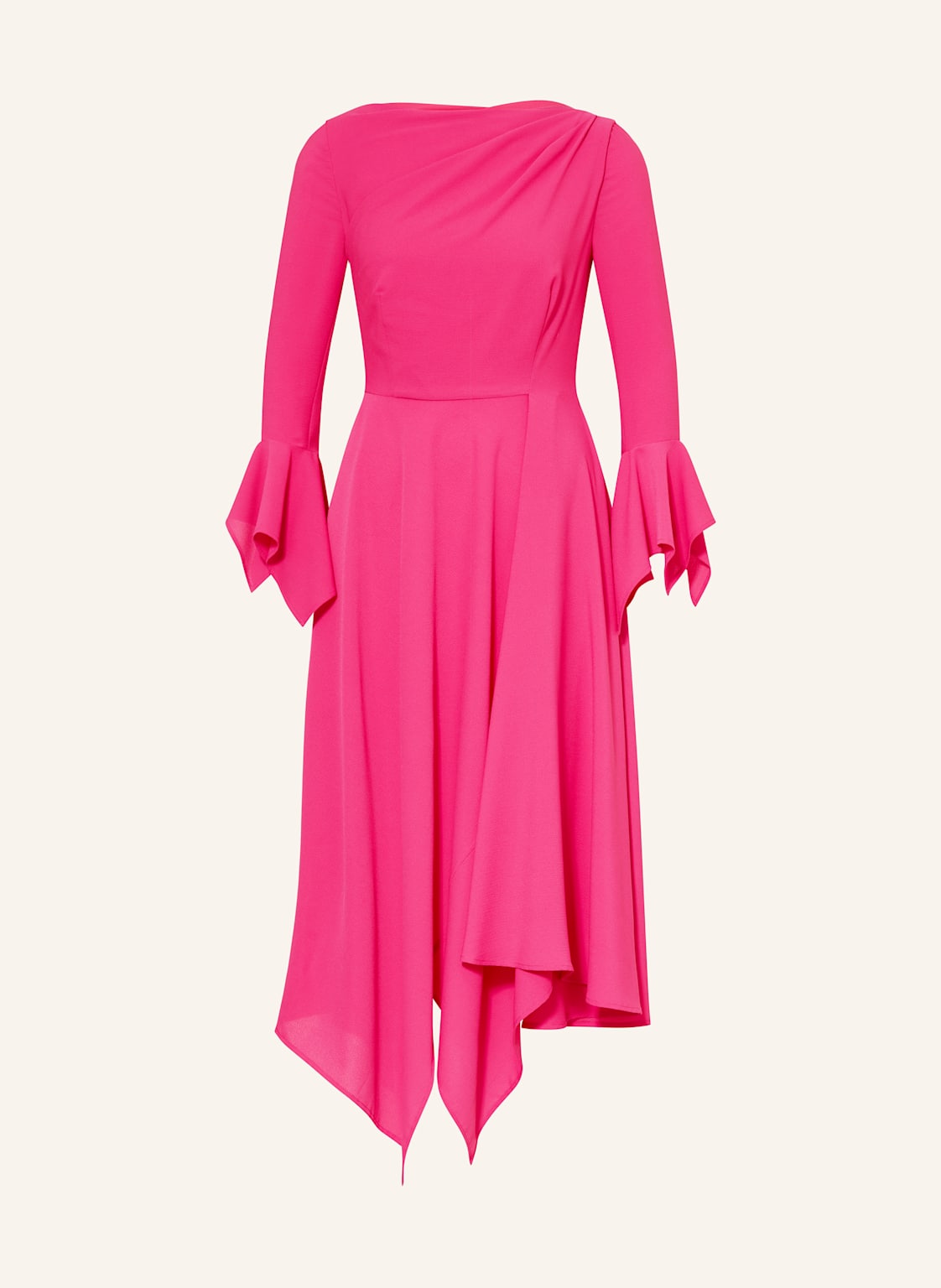 Talbot Runhof Cocktailkleid Mit Volants pink von TALBOT RUNHOF