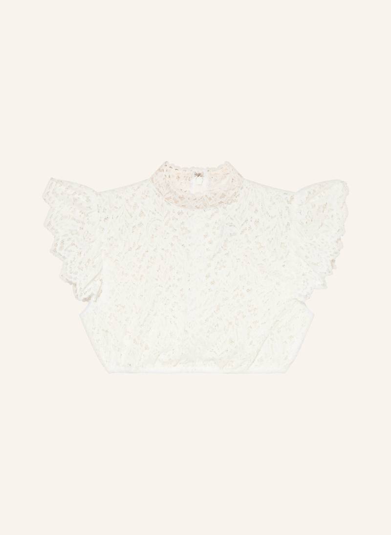Talbot Runhof Dirndlbluse Aus Spitze weiss von TALBOT RUNHOF