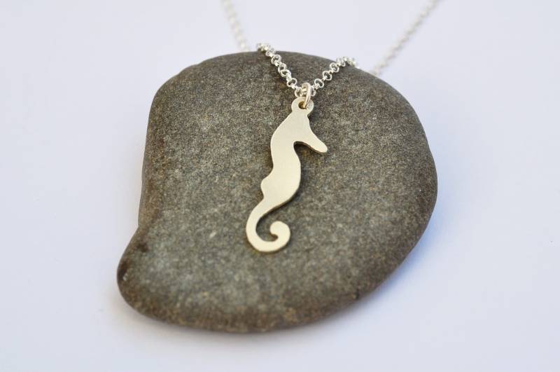 Sterling Silber Seepferdchen Halskette Strand Sommer Schmuck Sterling Silber Seepferdchen Halskette Strand Sommer Schmuck von TALIALUJEWELRY