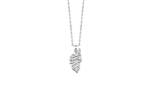 TALISMAN JEWELLERY Anhänger aus 925er Silber, Insel Korsika, Korsika (10 mm x 22 mm oder 14 mm x 32 mm), 10 MM x 22 MM, Sterling Silber, Nicht zutreffend von TALISMAN JEWELLERY