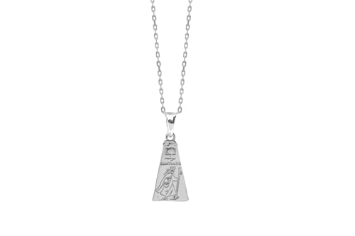 TALISMAN JEWELLERY Anhänger aus Sterling-Silber 925, Pilger des Jakobswegs, 13 mm x 20 mm, 13 MM x 20 MM, Sterlingsilber 925, Nicht zutreffend. von TALISMAN JEWELLERY