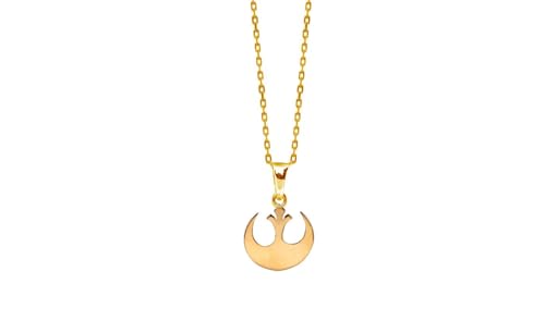 TALISMAN JEWELLERY Anhänger vergoldet 3 Mikron 18 Karat - Star Wars Rebellenring (10 MM x 12 MM) von TALISMAN JEWELLERY