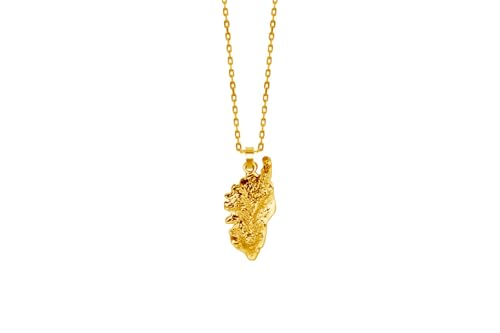 TALISMAN JEWELLERY Vergoldeter Anhänger, 3 Mikron, 18 Karat, Korsika-Insel, Korsika (10 mm x 21 mm oder 12 mm x 24 mm), 10 MM x 21 MM, Vergoldet, Nicht zutreffend von TALISMAN JEWELLERY