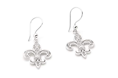 TALISMAN JEWELLERY Lange Ohrringe mit Blume von Lys Filigrane aus 925 Silber, Metall von TALISMAN JEWELLERY
