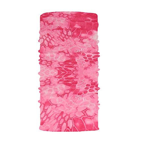 TALK-POINT Multifunktionstuch Halstuch in vielen verschiedenen Designs, vielseitig einsetzbar z.B. als Sturmhaube, Schlauchschal, Stirnband, Piratentuch, Bandana (Pink Pattern) von TALK-POINT
