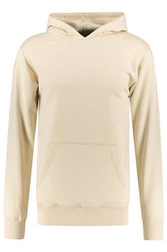 TALLFITS The Tall Hoodie, Extra-Langer Herren Kapuzenpullover in Tall Passform aus hochwertiger Bio Baumwolle, Made in Portugal (XL Tall, Regular, Off White) von TALLFITS