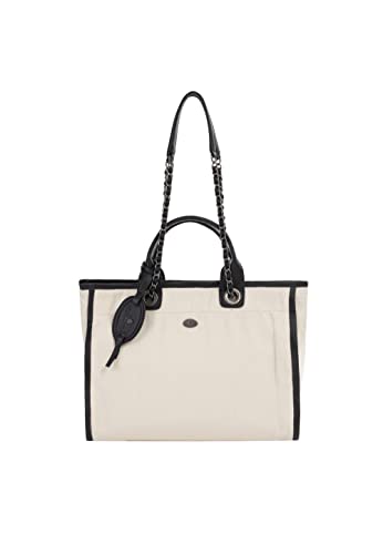 TALOON Women's Shopper Bag, SCHWARZ BEIGE von TALOON