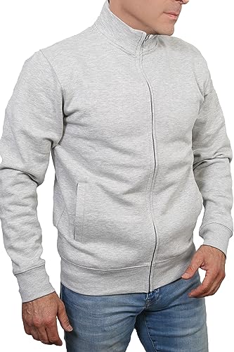 TALUNE Sweatjacke, Herren, grau, Größe M von TALUNE