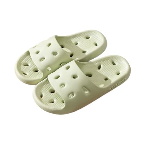 TALWHAH Hausschuhe Badezimmer Home Damen Sandalen Hausschuhe für Damen, Herren(Green,38 EU) von TALWHAH