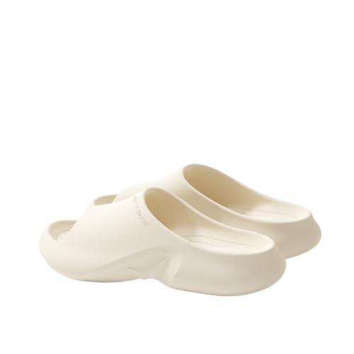 TALWHAH Hausschuhe Bequeme Badezimmer-Hausschuhe for Damen und Herren for drinnen und draußen für Damen, Herren(Beige,38 EU) von TALWHAH