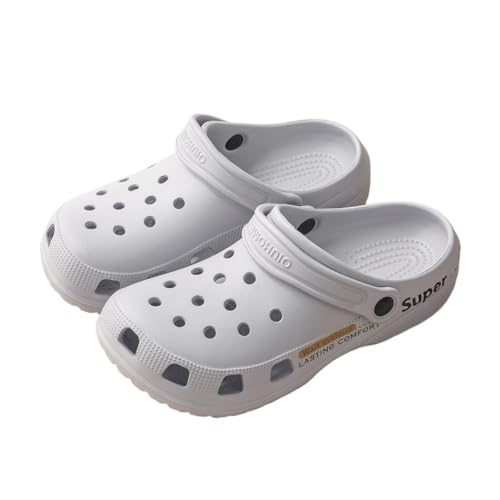 TALWHAH Hausschuhe EVA-Strandpantoffeln for Herren und Damen – leichte Sommer-Höhlenschuhe für Damen, Herren(Gray,41 EU) von TALWHAH
