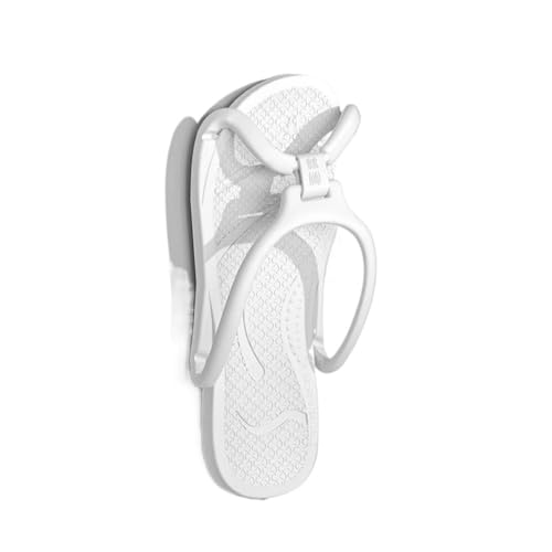 TALWHAH Hausschuhe Faltbare Reise-Hausschuhe for Paare – Leichtgewichtiger Komfort for drinnen und draußen für Damen, Herren(White,43 EU) von TALWHAH