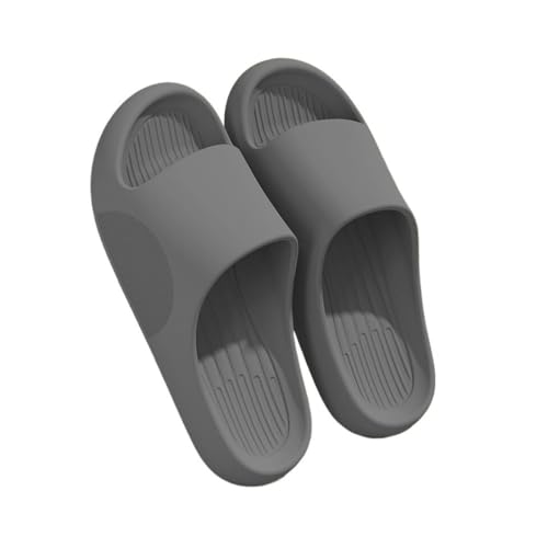 TALWHAH Hausschuhe Herren Badezimmer Dusche Haushalt Strand Sandalen für Damen, Herren(Gray,43 EU) von TALWHAH