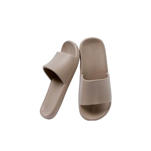 TALWHAH Hausschuhe Herren-Sommer-Badesandalen for den Innenbereich, leicht, for mehr Komfort zu Hause für Damen, Herren(Gray,40 EU) von TALWHAH