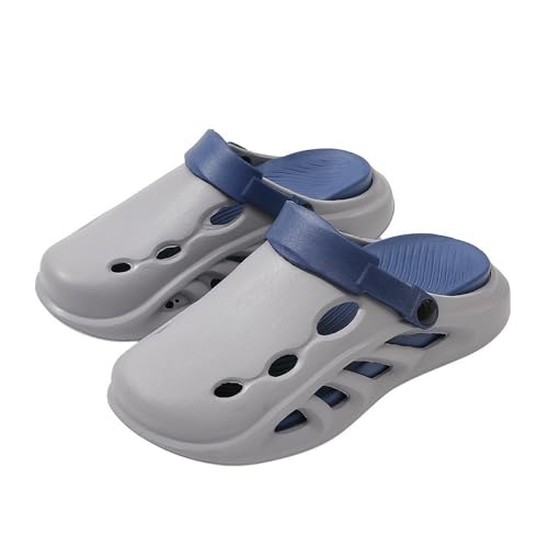 TALWHAH Hausschuhe Unisex-Sport-Strandsandalen mit umwickeltem Zehendesign – leichte Outdoor-Schuhe für Damen, Herren(Gray,39 EU) von TALWHAH