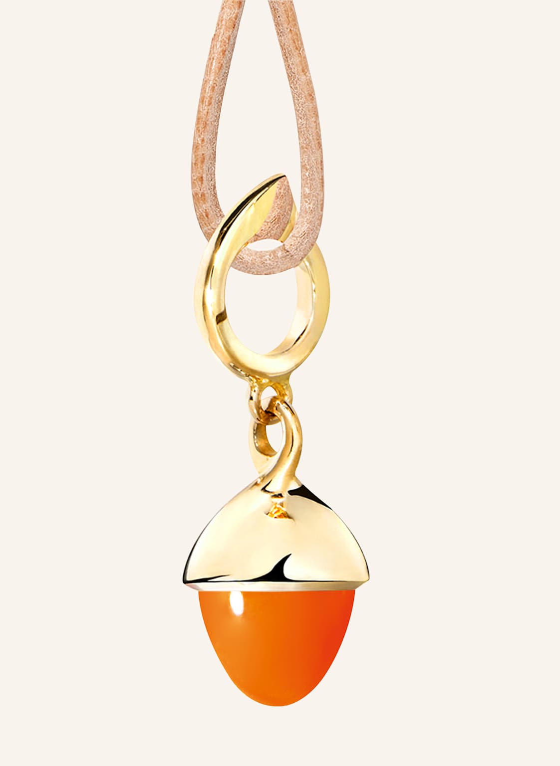 Tamara Comolli Anhänger Pendant Mikado Flamenco Carnelian Aus 18k Gelbgold Mit Karneol gold von TAMARA COMOLLI