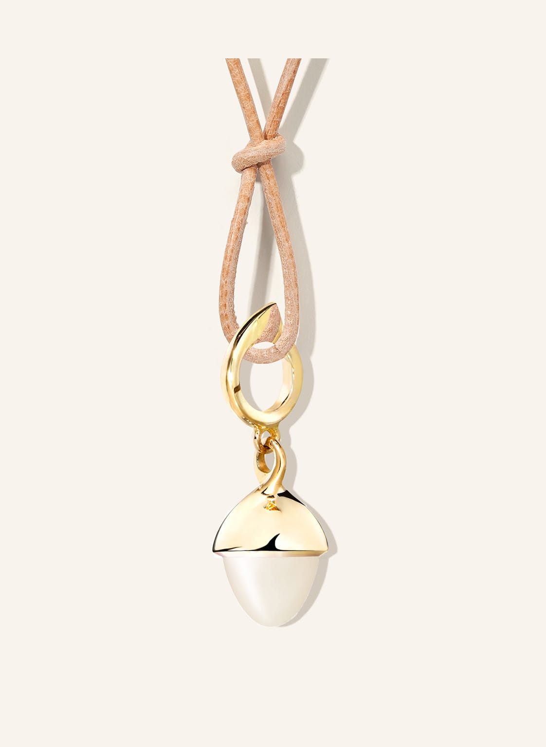 Tamara Comolli Anhänger Mikado Flamenco Aus 18k Gelbgold Mit Sand Mondstein gold von TAMARA COMOLLI
