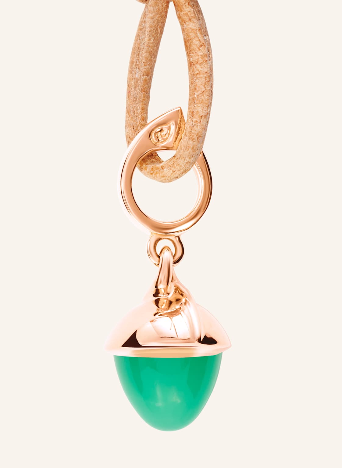 Tamara Comolli Anhänger Pendant Mikado Flamenco Chrysoprase 18k Roségold rosegold von TAMARA COMOLLI