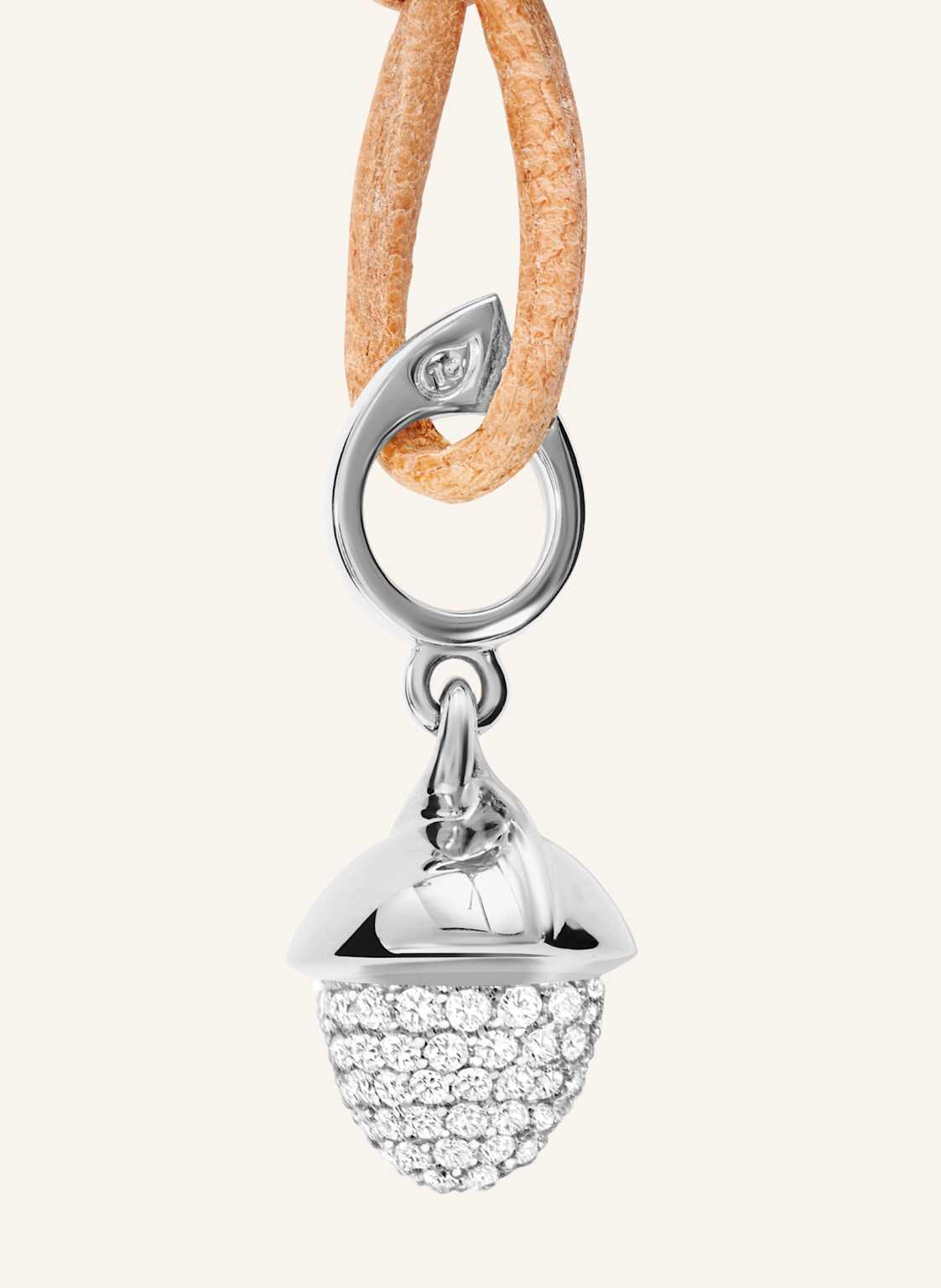 Tamara Comolli Anhänger Pendant Mikado Flamenco Diamond Pavé Mit Diamant Pavé 18k Weißgold silber von TAMARA COMOLLI