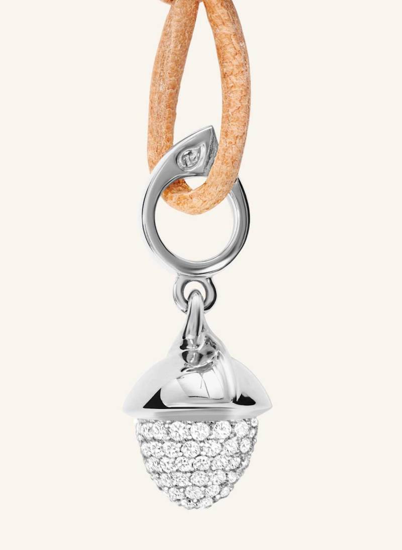 Tamara Comolli Anhänger Pendant Mikado Flamenco Diamond Pavé Mit Diamant Pavé 18k Weißgold silber von TAMARA COMOLLI