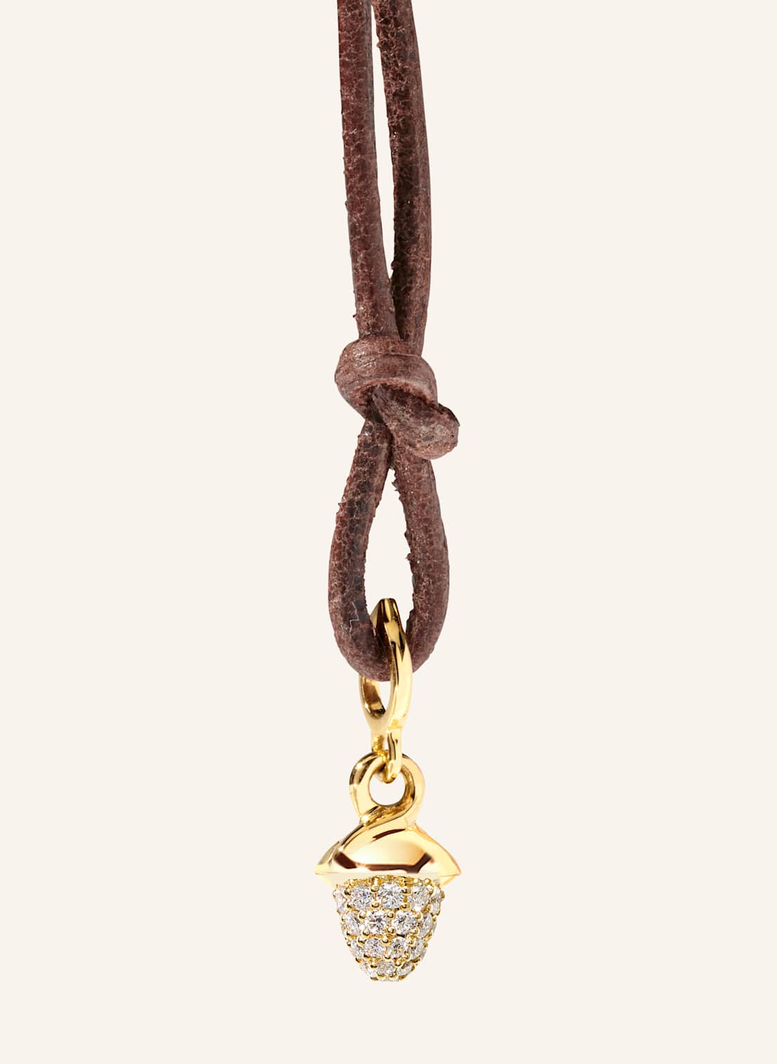 Tamara Comolli Anhänger Pendant Minimikado Diamond Pavé 18k Gelbgold gold von TAMARA COMOLLI